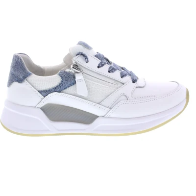 Afbeelding van Gabor 958 Sneakers Leer Dames Wit Maat 37