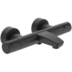 Afbeelding van Ideal Standard Silk Black badthermostaat Ceratherm T25 mat