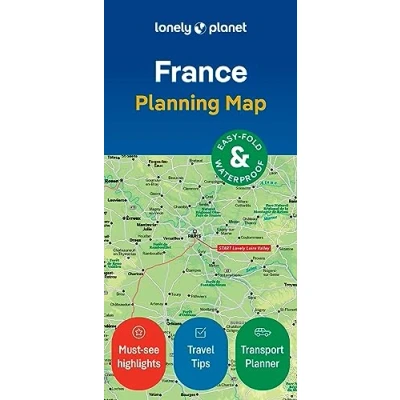 Afbeelding van Map Lonely Planet France Planning
