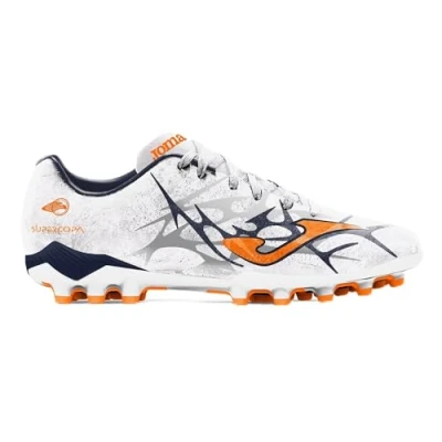 Afbeelding van Joma Supercopa Voetbalschoenen met kunststof noppen, Heren, Maat: 40, White Hoogwaardig imitatieleer