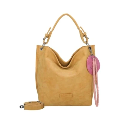 Afbeelding van Fritzi aus Preußen Schoudertas Fritzi01N Vintage Hobo Bag Mustard Mosterdgeel