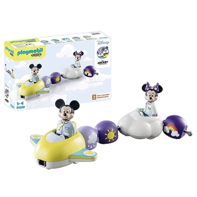 Image de Playmobil 1.2.3 Disney 71320 Train des nuages de Mickey et Minnie