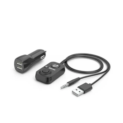 Afbeelding van Zestaw głośnomówiący Hama do samochodu z wejściem aux, zasilanie USB (14167)