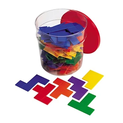 Afbeelding van Learning Resources Rainbow Pentominoes Regenboog Pentominos