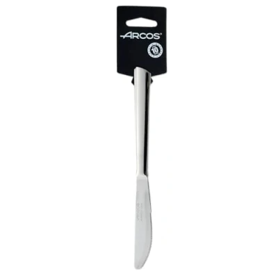 Afbeelding van Arcos Serie Toscana Lunchkeukenmessenset (3 messen) Monoblock uit één stuk roestvrij staal 18/10 en 185 mm kleur zilver
