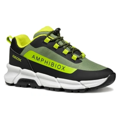 Afbeelding van Geox Sneakers laag voor kinderen, Maat: 41, Olive Leer