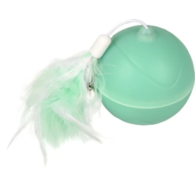 Afbeelding van Kattenspeeltje Bal Led Magic Mechta Groen 2in1