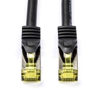 Afbeelding van Netwerkkabel Cat7 S/FTP 15 meter (100% koper, LSZH, Zwart)