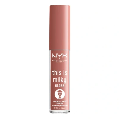 Afbeelding van Nyx Professional Makeup THIS IS Milky Gloss Lipgloss, Dames, Maat: 4 ml, Choco latte shake