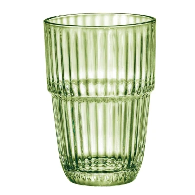 Afbeelding van Waterglas Bormioli Rocco Barshine Groen Glas 380 ml (6 Stuks)