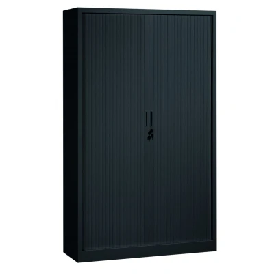 Afbeelding van Stalen roldeurkast 198x120x43cm Zwart