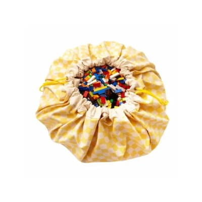 Afbeelding van Play&amp;go speelkleed en opbergzak vichy yellow