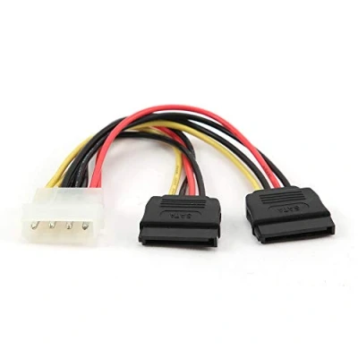 Afbeelding van 2 * Serial ATA 30 cm stroomkabel