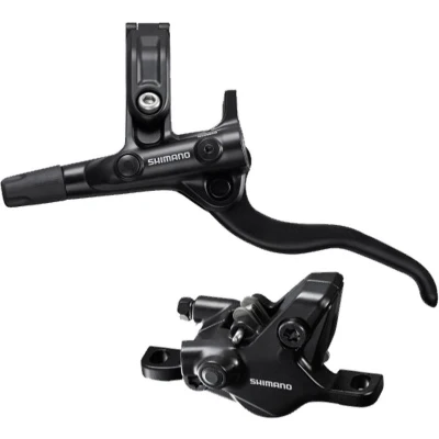 Afbeelding van Shimano schijfremset links M4100 zwart