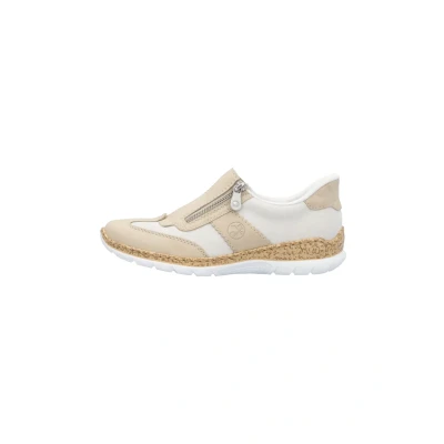 Afbeelding van Rieker damesslipschoenen N42G5 60 beige