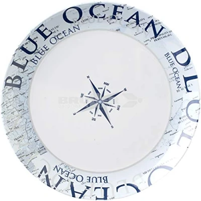 Afbeelding van Brunner Blue Ocean Bord Ø 25cm Hoogwaardig melamine Breukbestendig