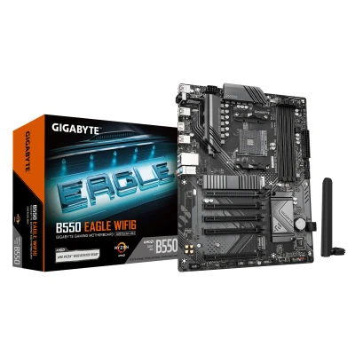 Afbeelding van Gigabyte B550 EAGLE WIFI6 B550,AM4DDR4 (AM4, AMD B550, ATX), Moederbord
