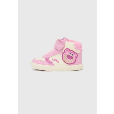 Afbeelding van Geox Gisli Sneakers hoog voor kinderen, Maat: 22, Pink/off white Schoenen