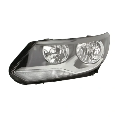 Afbeelding van ALKAR 2745136 Koplampen Links H15, W5W, PY21W, H7 met daglicht elektromotor Behuizing zwart binnengedeelte VOLKSWAGEN: Tiguan I