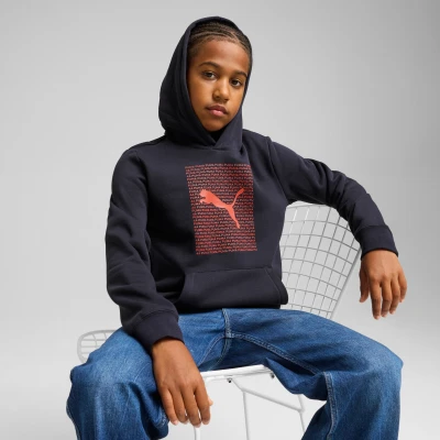 Afbeelding van Puma Essentials LOGO LAB Youth Hoodie voor kinderen, Maat: 152, New navy