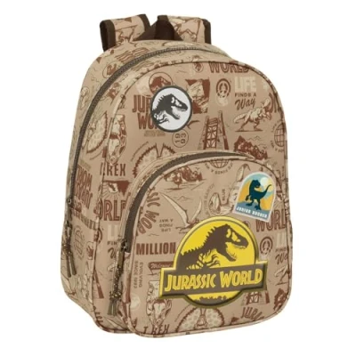 Afbeelding van Schoolrugzak Jurassic World Beige 27 x 33 10 cm