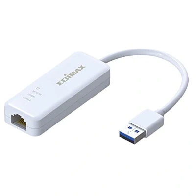 Afbeelding van Netwerkadapter USB A naar RJ45 Edimax (USB 3.0, 1 Gbps, Wit)