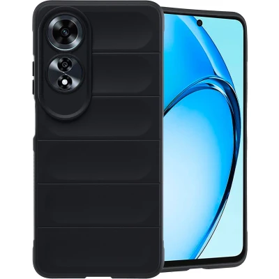Afbeelding van imoshion Hoesje Geschikt voor Oppo A60 (4G) Siliconen EasyGrip Backcover Zwart