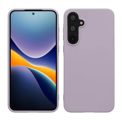 Afbeelding van kwmobile telefoonhoesje geschikt voor Samsung Galaxy A55 5G Hoesje smartphone Back cover in lavendel