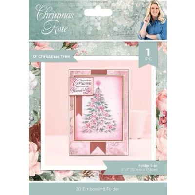 Afbeelding van Sara Signature Christmas Rose 2D Embossingfolder 5