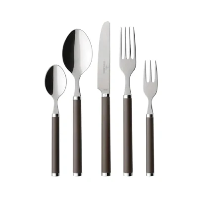 Afbeelding van Villeroy &amp; Boch Play! Bestekset 30 delig Donkerbruin