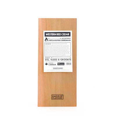 Afbeelding van Smokin’ Flavours cederhouten plank 45x20cm