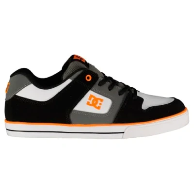 Afbeelding van DC Shoes PURE Elastic SHOE Unisex Skateschoenen voor kinderen, Maat: 35.5, Grey/black/white Leer