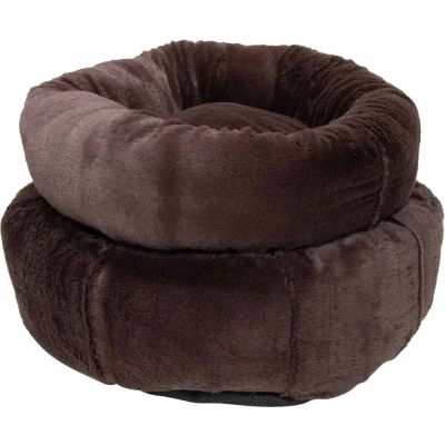 Afbeelding van Jack and Vanilla Nimba Puff Hondenmand Kattenmand Kleur: Donkerbruin Maat S: 50x50x20 cm