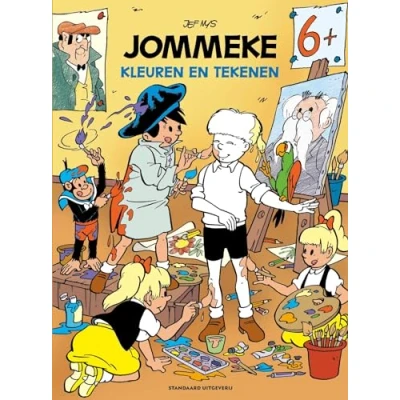Afbeelding van Jommeke spelboek 1 Kleuren en tekenen