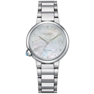 Afbeelding van Citizen EM0910 80D Horloge Staal Zilverkleurig Ø 30 mm