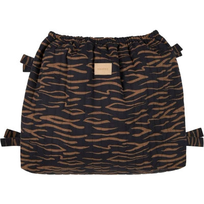 Afbeelding van Nobodinoz Hyde Park Opbergtas Voor kinderwagen Blue Waves 50x42x10cm