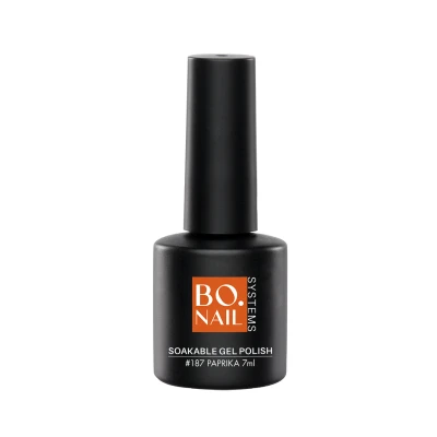 Afbeelding van BO.NAIL SYSTEMS BO Soakable Gel Polish #187 Paprika 7ml