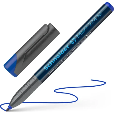 Afbeelding van Schneider universele permanent marker Maxx 224 M blauw S 1203