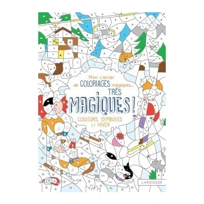 Image de Mon cahier de coloriages magiques très Couleurs, symboles et hiver