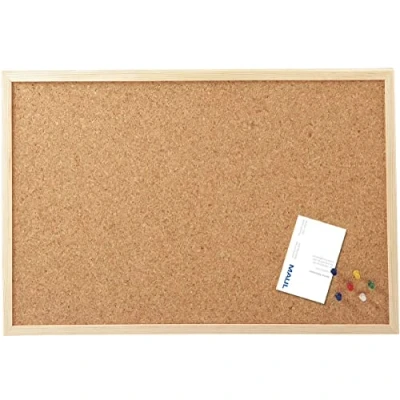 Afbeelding van MAUL prikbord kurk met houten frame 60x80cm kurkbord