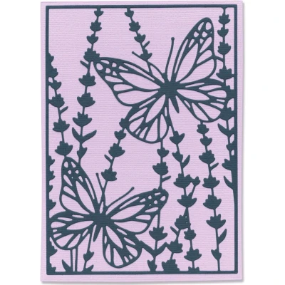 Afbeelding van Sizzix Thinlits Die Set 2PK Botanical Card Front 666110 Jennifer Ogborn (01 23)