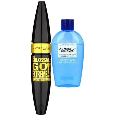 Afbeelding van Maybelline Volum&#039;Express The Colossal Go Extreme Mascara Leather Black (gratis mini remover)