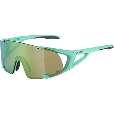 Afbeelding van ALPINA SPORTS, Vrouwen, Sportbrillen, Hawkeye S Q Lite (turquoise mat, Groen), Turkoois
