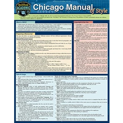 Afbeelding van Chicago Manual Of Style Guidelines