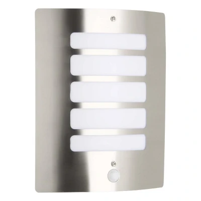 Afbeelding van Brilliant Todd 47698/82 Buitenlamp met bewegingsmelder (wand) E27 60 W RVS
