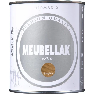 Afbeelding van Hermadix Meubellak Extra Transparant Zijdeglans Transparante beits