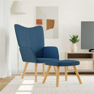 Afbeelding van vidaXL Relaxstoel Blauw