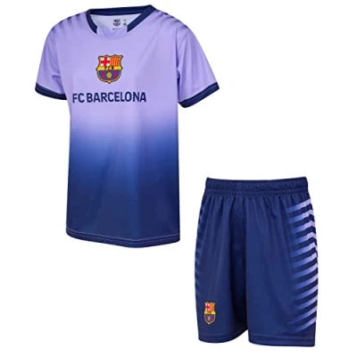Afbeelding van Barça shirt + shorts set officiële FC Barcelona collectie kinderen 8 jaar