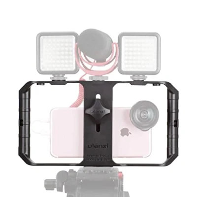 Afbeelding van ULANZI U Rig Pro Smartphone video Stabilisatiestandaard voor videotelefoon opname universeel iPhone en Samsung zwart