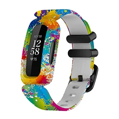 Afbeelding van WIIKAI vervangende siliconen band voor Fitbit Ace 3/Inspire 2 horlogebandjes.